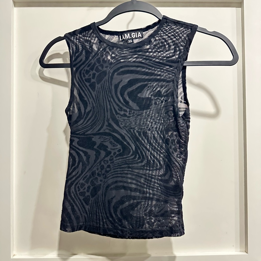 I.AM.GIA Black Amina Top